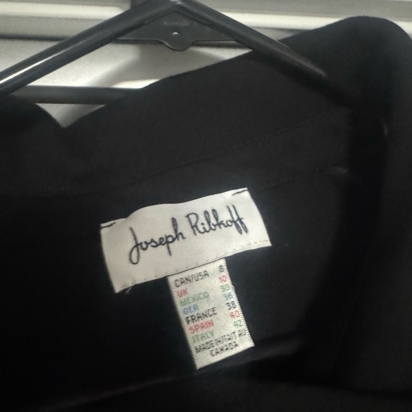 Joseph Ribkoff Black Jacket with White Label - Picture 2 of 2
